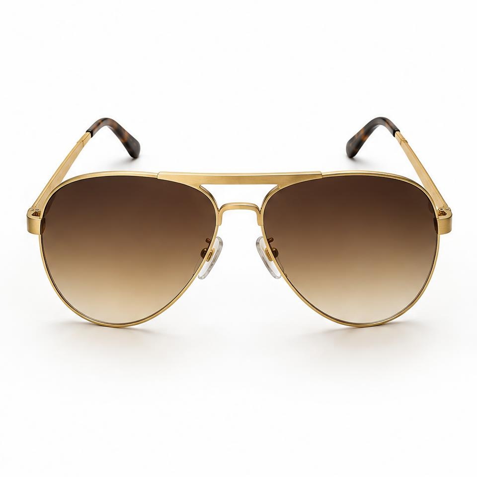 Gold aviator sunglasses #16