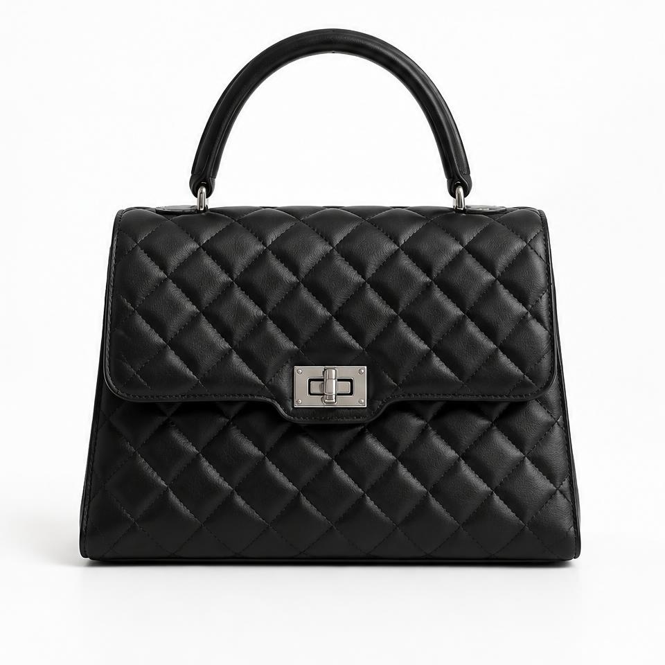 Top-handle leather handbag #22
