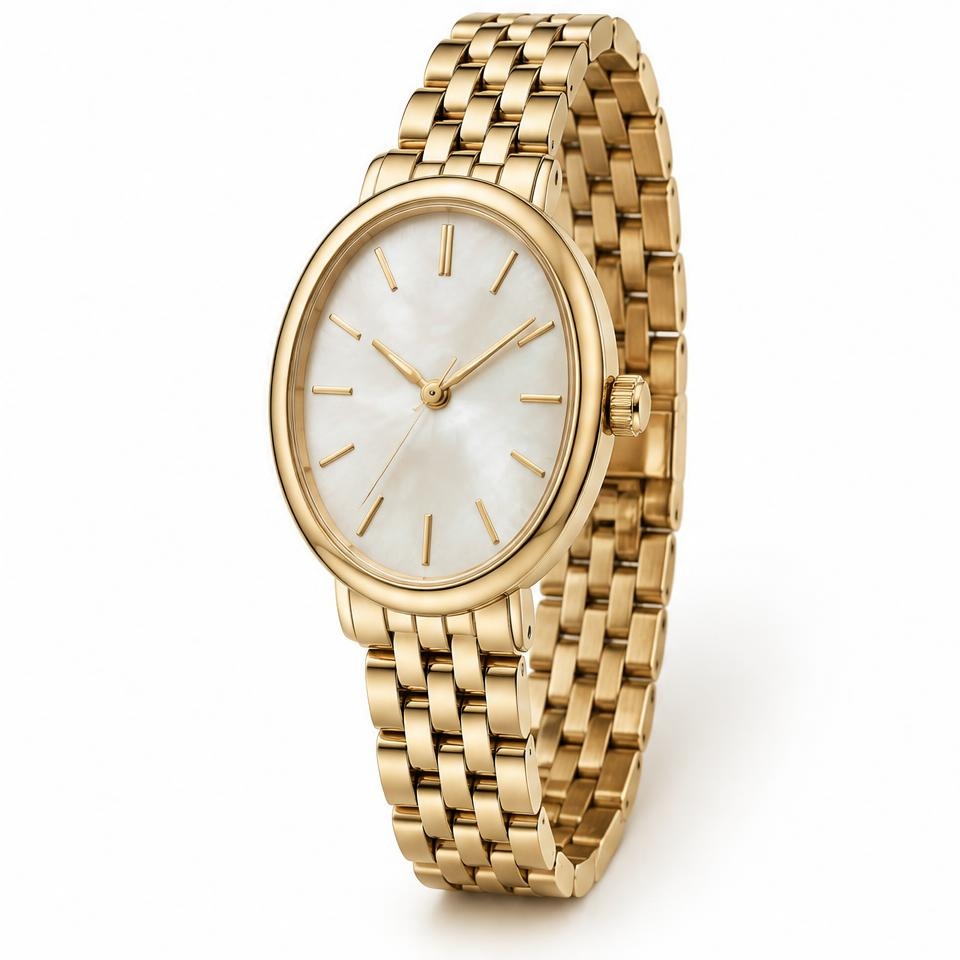 Gold bracelet watch #23