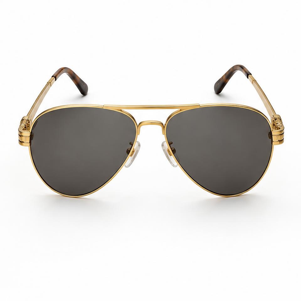 Gold aviator sunglasses #36