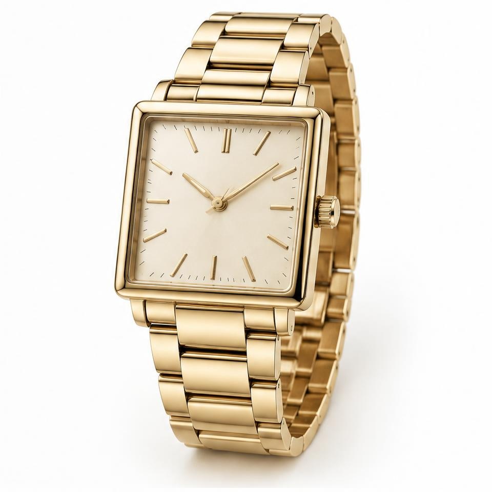 Gold bracelet watch #13