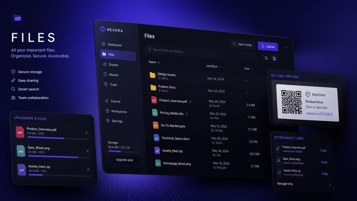 Files module in PlanSmarter — Tabbed library