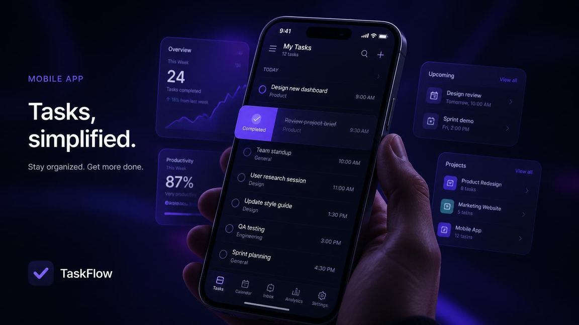 Mobile app module in PlanSmarter — Quick update panel